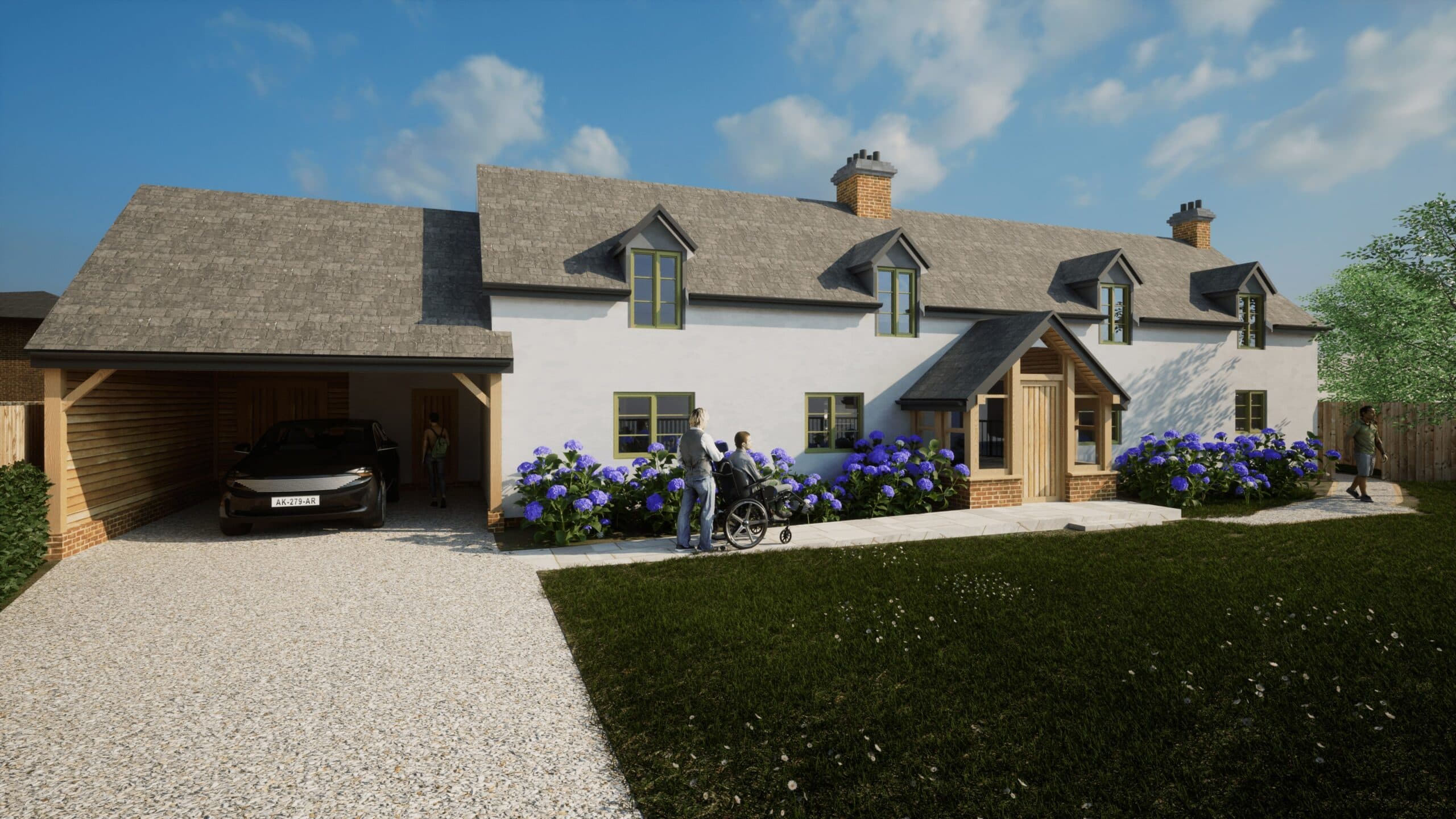 Home Extension and Refurbishment in the village of Yarnfield