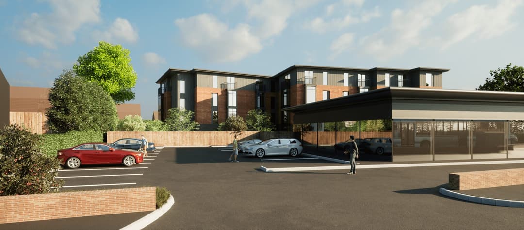 Apartment building in Staffordshire
